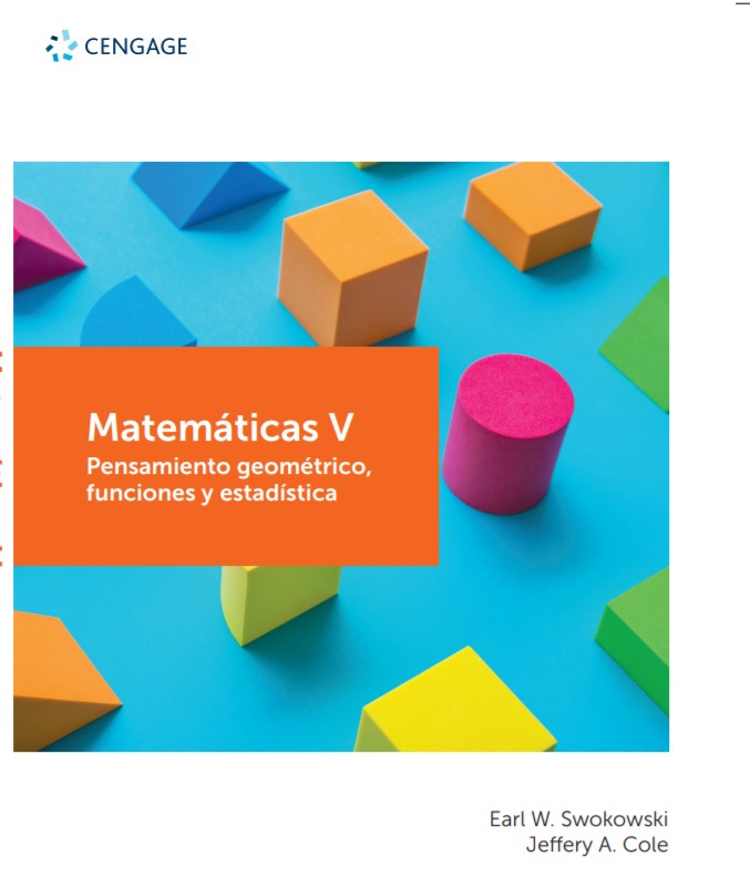 Matemáticas V, portada